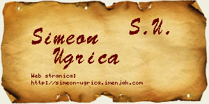 Simeon Ugrica vizit kartica